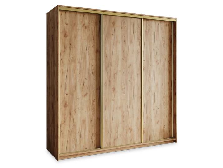 SCHWEBETÜRENSCHRANK NISSE 200/205/60 cm 3-türig Orange