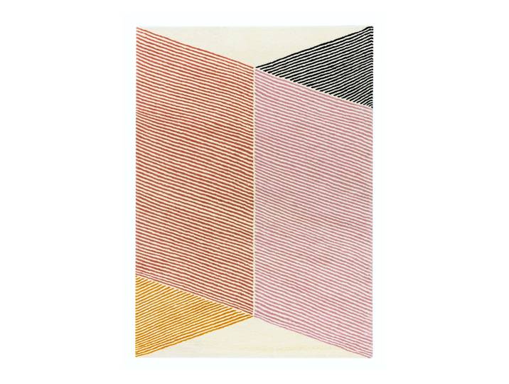 NJRD Rectangles Wollteppich rosa 170 x 240cm