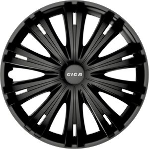 Petex Radkappen Giga Black, für 15 Zoll Räder, in schwarz, 4 Stück