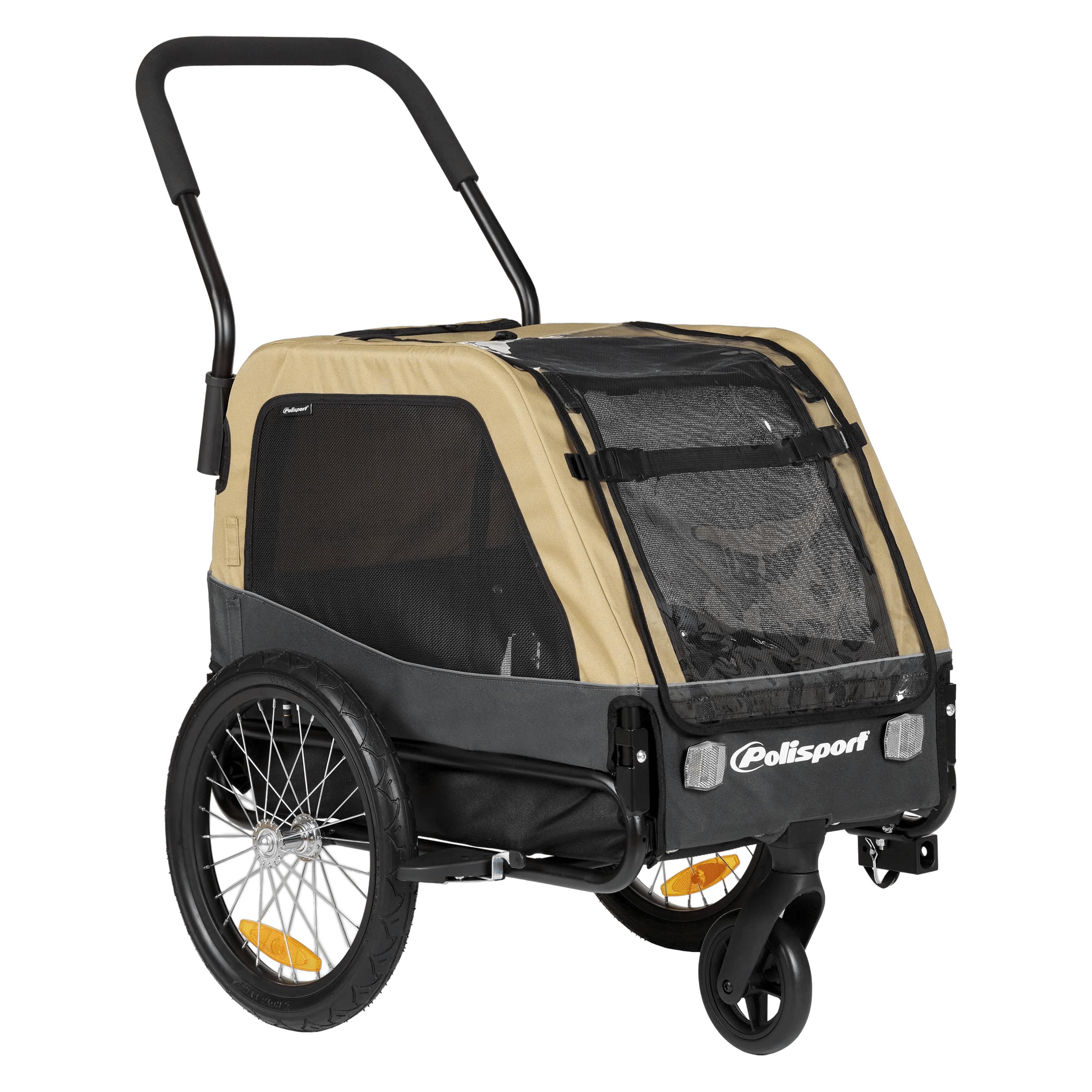 Polisport 2-in-1 Hundeanhänger & Kinderwagen (8615200001)