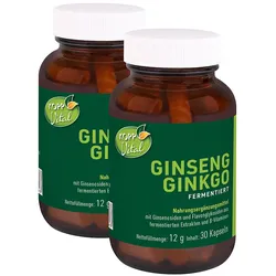 Kopp Vital® Ginseng + Ginkgo fermentiert plus B-Vitamine / 30 Kapseln / einzigartiges Fermentationsverfahren