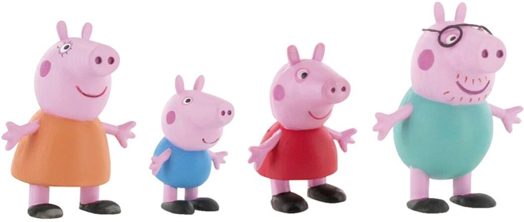 Comansi Set Colección Figuras Peppa Pig Family.