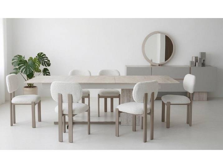 Xlmoebel Esstisch Eleganter Holzesstisch im modernen Design für Ihr Esszimmer, Made in Europa