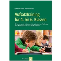 Aufsatztraining für 4. bis 6. Klassen, Fachbücher von Cornelia Glaser, Debora Palm