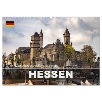 Die deutschen Bundesländer - Hessen (Wandkalender 2027 DIN A2 quer), CALVENDO Monatskalender
