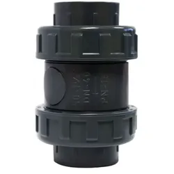 Rückschlagventil mit Klebemuffe, Ø 63 mm, grau