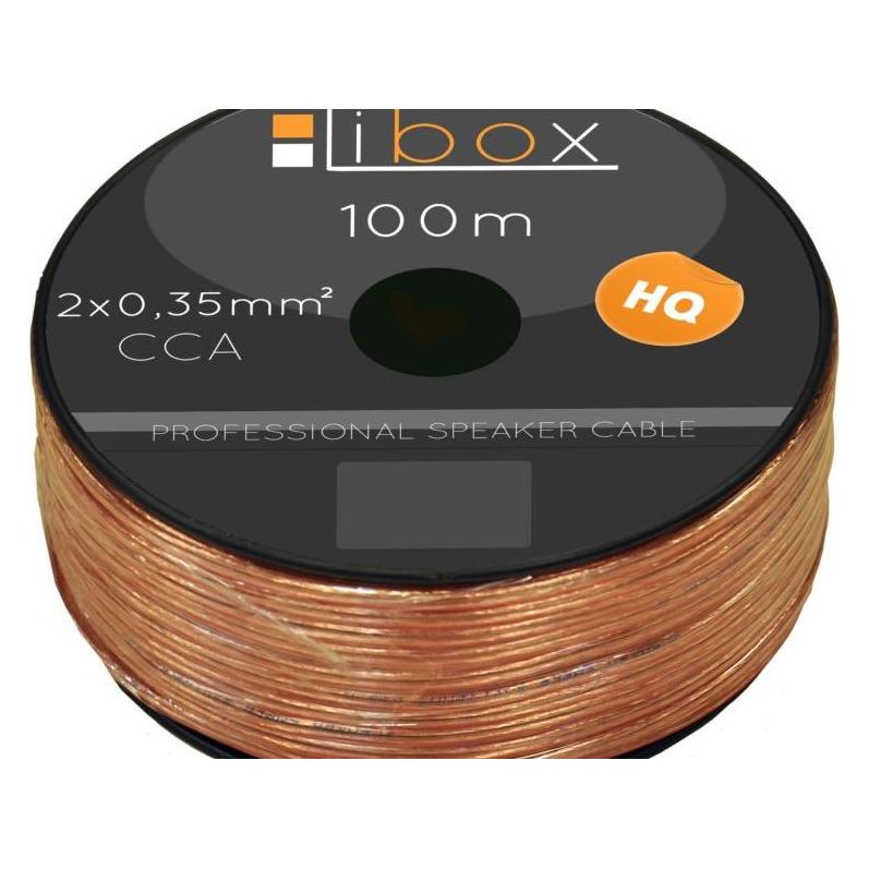 Libox Lautsprecherkabel 2x0,35 (100 m, 0.35 mm²) (LB0004)