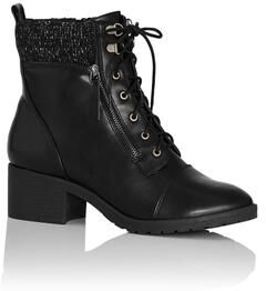 Wide Width Women's Rita Wide Width Brown Ankle Boot by Cloudwalkers in Black (Size 8 W)
