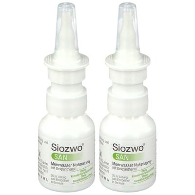 Siozwo SAN Meerwasser Nasenspray m.Dexpanthenol 2x 2x20 ml