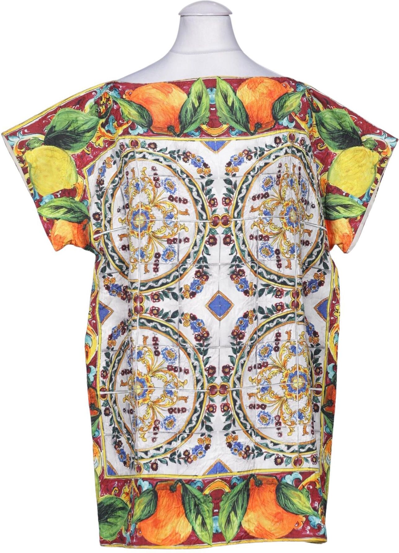 Dolce&Gabbana Damen Bluse, Mehrfarbig, Gr. EU 32 (IT 38), Baumwolle / Seide / Viskose - Second Hand