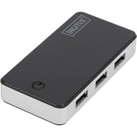 4-Port USB 3.0 Hub, USB-Hub schwarz