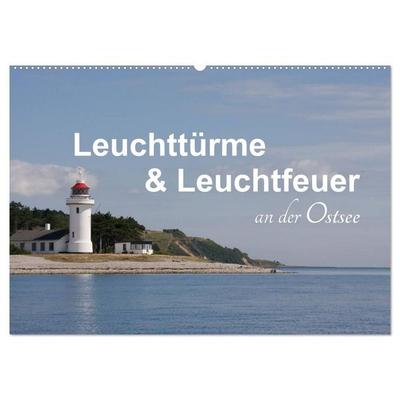 Leuchttürme und Leuchtfeuer an der Ostsee (Wandkalender 2027 DIN A2 quer), CALVENDO Monatskalender