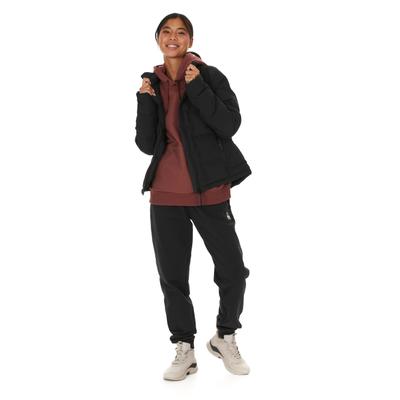 Outdoorjacke SOS "Alagna", Damen, Gr. XL, schwarz, 100% Polyester, unifarben, normal, hoch geschlossener Ausschnitt, Jacken Outdoorjacke, mit angenehm warmem Futter