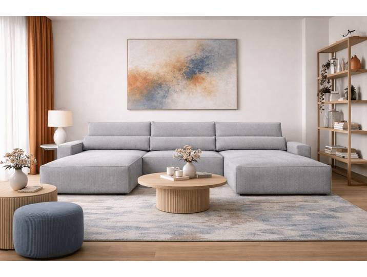 Myhomelando Wohnlandschaft Wohnlandschaft Brazil, mit Bettkasten, Schlaffunktion