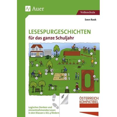 Lesespurgeschichten für das ganze Schuljahr, Geheftet von Sven Rook, Auer Verlag in der AAP Lehrerwelt GmbH, 978-3-403-08227-9