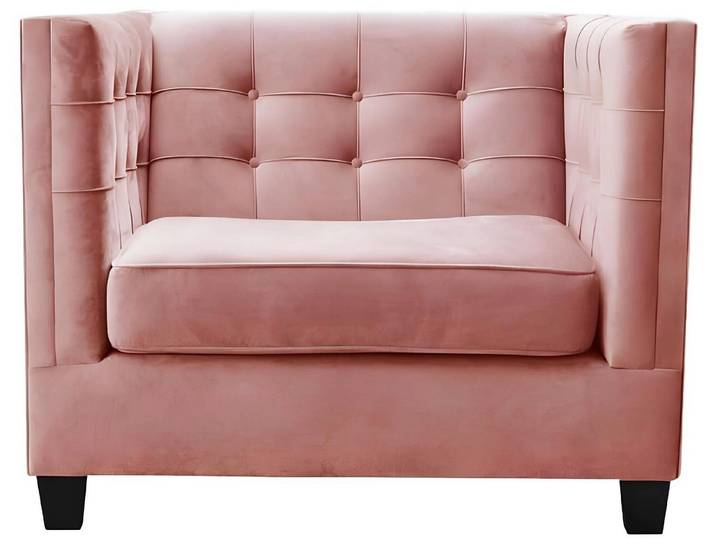 Xlmoebel Chesterfield-Sessel Luxuriöser Chesterfield Lounge Sessel in elegantem Rosa (6x Sessel), Hergestellt in Europa