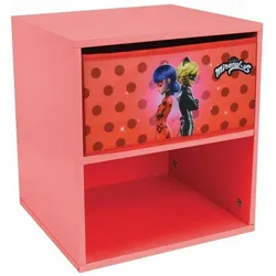 Funkhouse, Nachttisch, Nachttisch Miraculous Ladybug 36 x 33 x 30 cm (36 x 33 x 30 cm)
