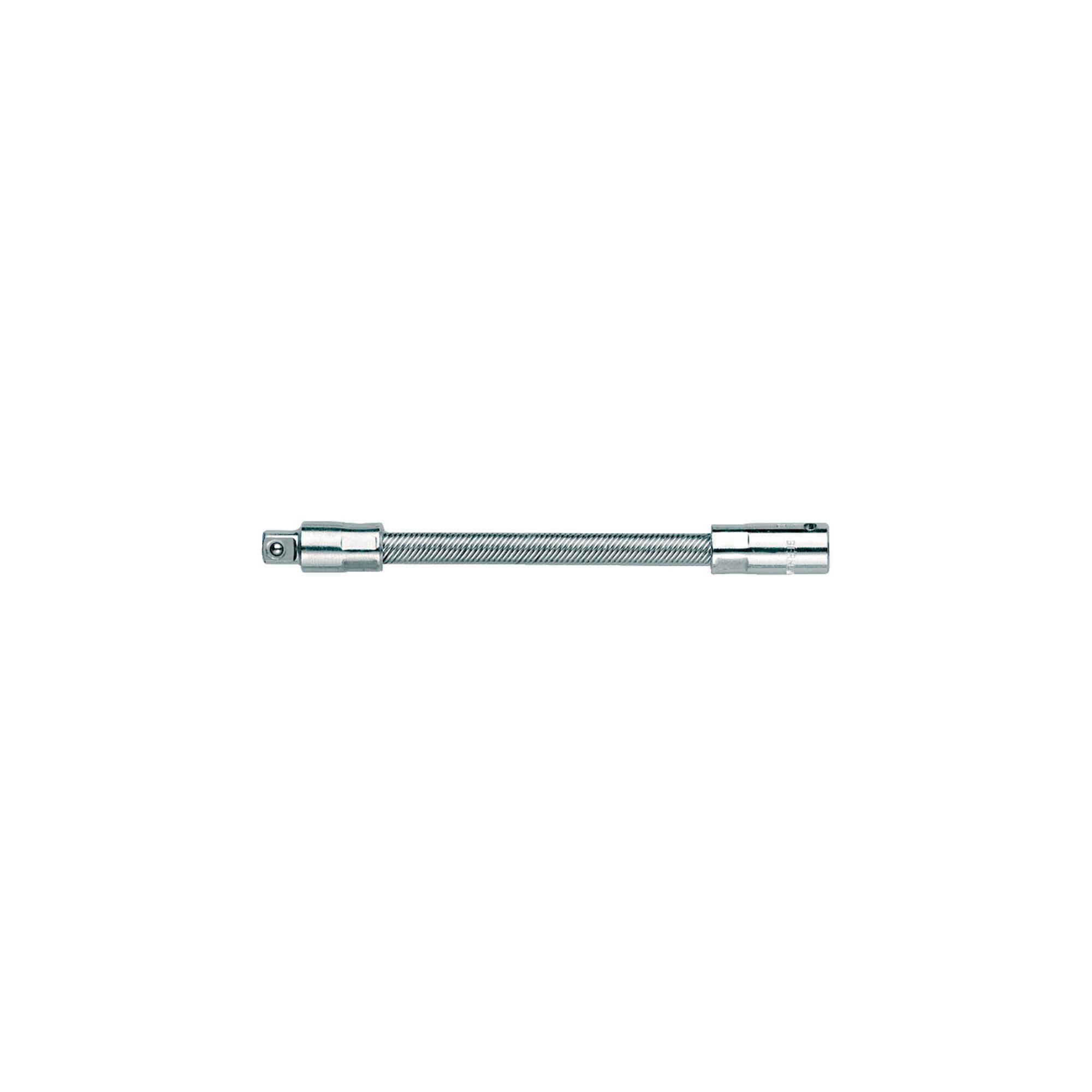 Gedore Steckschlüsselverlängerung flexibel, 1/4 Zoll 6,3 mm 4-kant Antrieb, 120 mm lang, Werkzeug, 2088, Stahl verchromt (6170240)