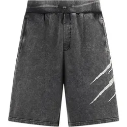 PLEIN SPORT Jogging-Shorts SCRATCH, Größe 3XL in Schwarz 02