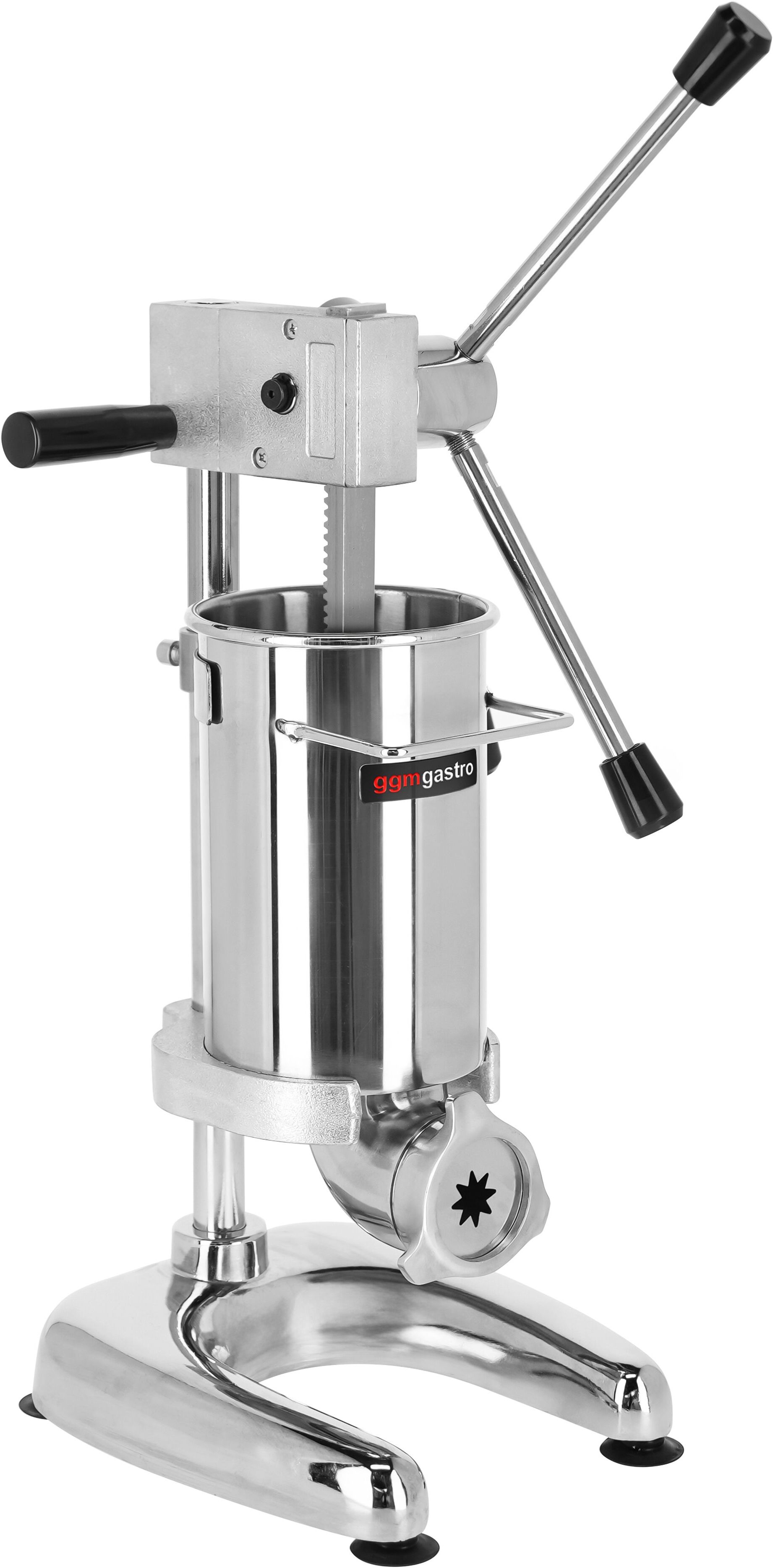 GGM Gastro Churrosmachine - 2L - incl. 5 opzetstukken zilver