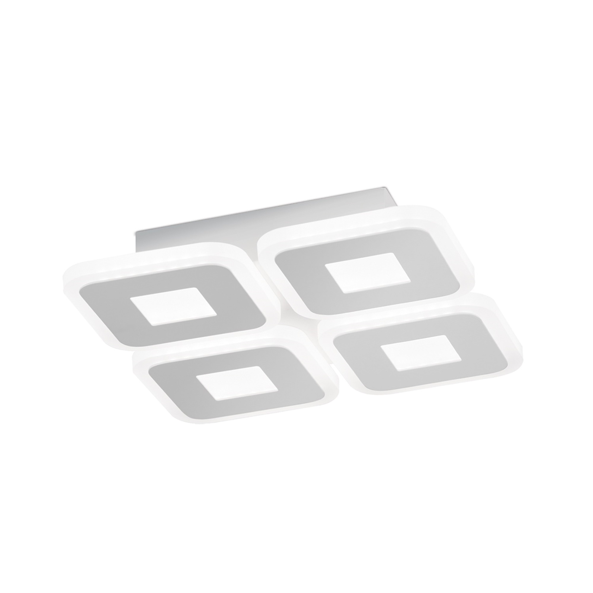 Orion Leuchten LED-Deckenleuchte DOMINO 27x27cm DL 7-655/4 weiß 9003090262199