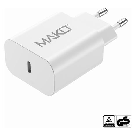 Mako EU Mains Charger USB-C (20 W, 1 Port) (12171)