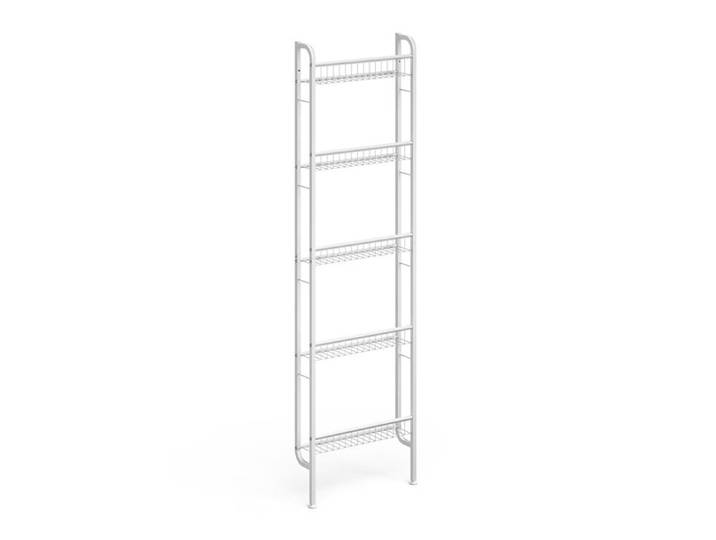 Étagère échelle Klivo 44.5x160cm avec 5 étagères Blanc Vicco 57303