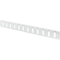 LWL Frontblende 1HE Schnellverschluss, 12x SC DX vertikal , Frontpanel grau, 1 Höheneinheit