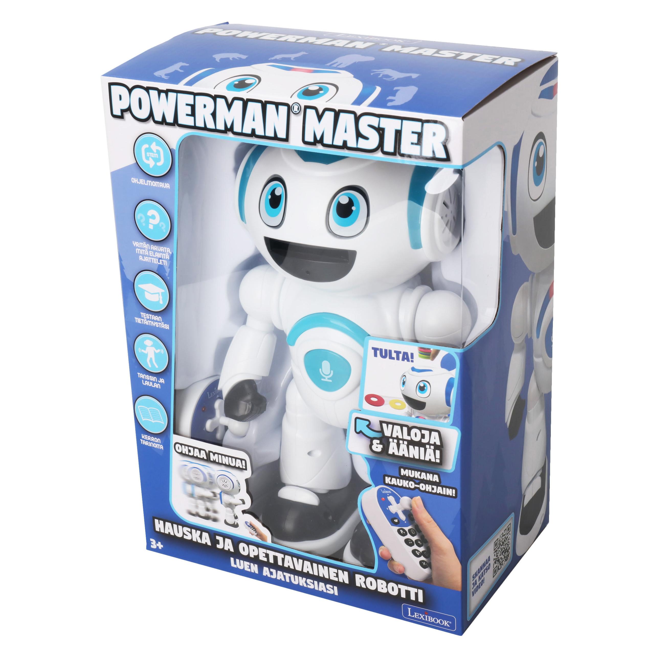 Lexibook Powerman Master -kauko-ohjattava robotti (Finnisch) (65200101)