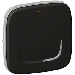 Legrand 752088A VALENA ALLURE Abdeckung für 2-Leiter-Dimmer (ohne N-Leiter), Farbe: Schwarz