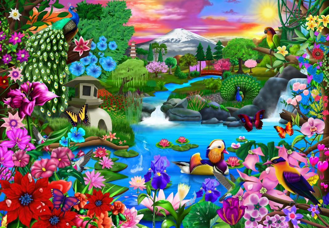 Bluebird Puzzle Oosters Paradijs - 1000 stukjes puzzelspel