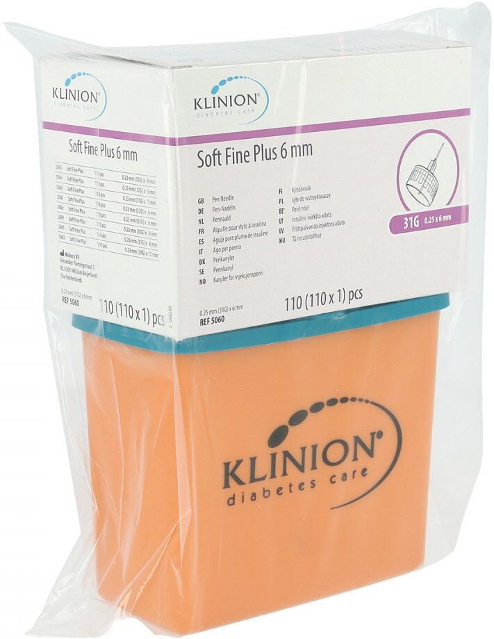Klinion Soft fine plus Kanülen 6mm 31g 0,25mm