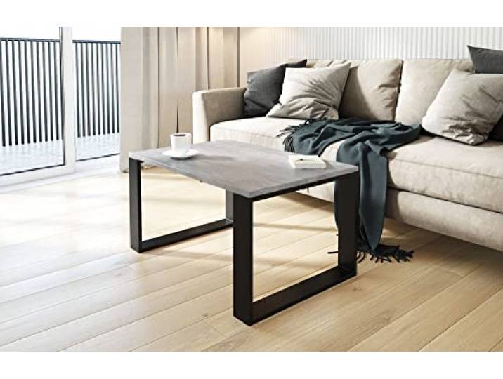 AKKE Couchtisch Wohnzimmertisch Beistelltisch Tisch Für Wohnzimmer Beton 100 x 60 x 55