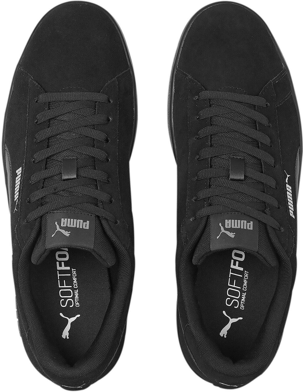"SMASH 3.0" klassische Tennissport-Silhouette, gepufferter Schuhkragen puma schwarz, puma schwarz, puma silber 42,5