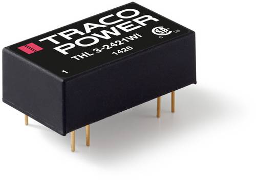 TracoPower THL 3-2410WI DC/DC-Wandler, Print 24 V/DC 3.3 V/DC 600mA 3W Anzahl Ausgänge: 1 x Inhalt 1St.