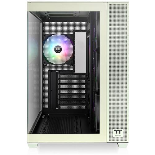 Thermaltake View 380 TG ARGB Matcha Green Midi Tower ohne Netzteil schwarz/gruen