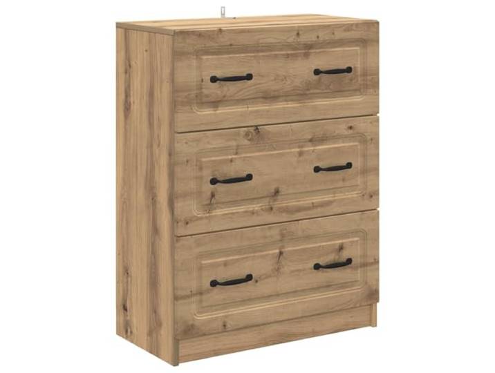 RJPLMFV Schubladenschrank aus Verbundholz, 66 x 34,5 x 87 cm, Vintage Schicke Bargriffe, geräumige Aufbewahrung, Holzwerkstoff, pflegeleicht, zeitgenössischer Stil, vielseitig