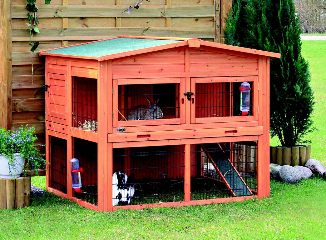 TRIXIEHEIMTIERBEDARF natura Kaninchenstall XL 135 115 112 cm 08730660