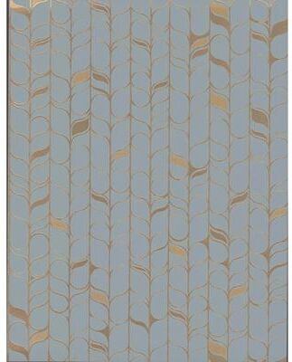 Candice Olson Perfect Petals Blue & Gold Wallpaper