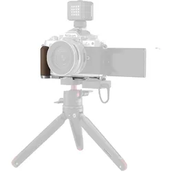 SmallRig 4803 Wooden L Shape Grip for Nikon Z fc (Silver), Video Zubehör, Silber