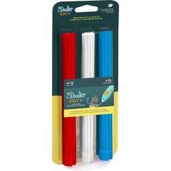 3Doodler 3DS-ECO-MIX1-75 Start Mix 1 Filament PLA flexibel Rot, Weiß, Blau 75 St.