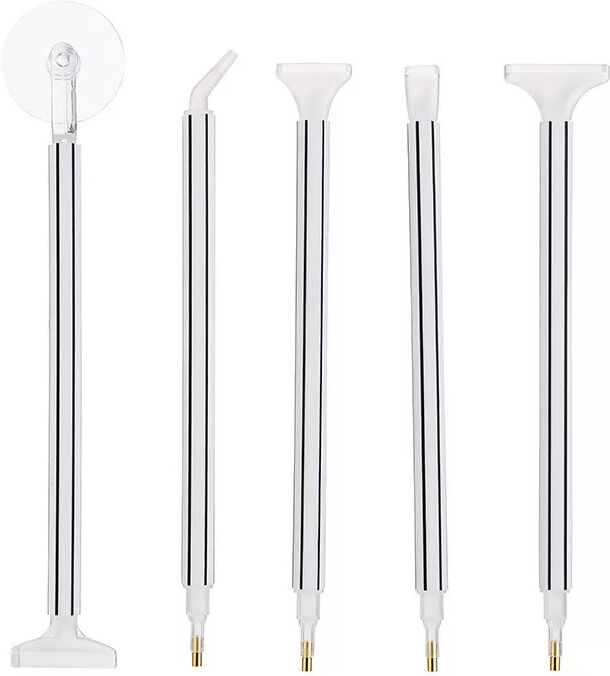 INF Ensemble de base de tiges hexagonales blanches