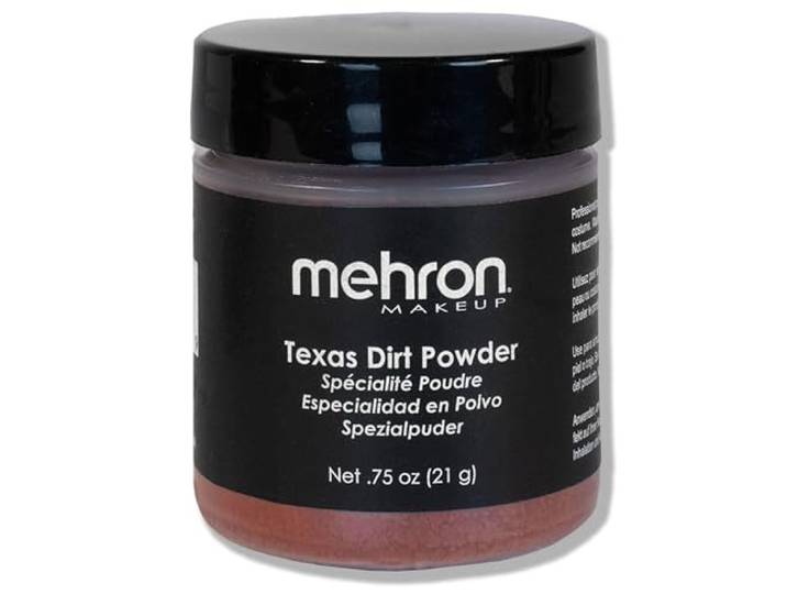Mehron Specialty Powder Poeder voor special effects 21 g, Texas Dirt