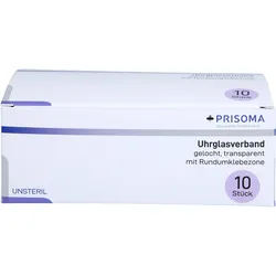 Uhrglasverband Prisoma Transparent Unsteril 10 ST