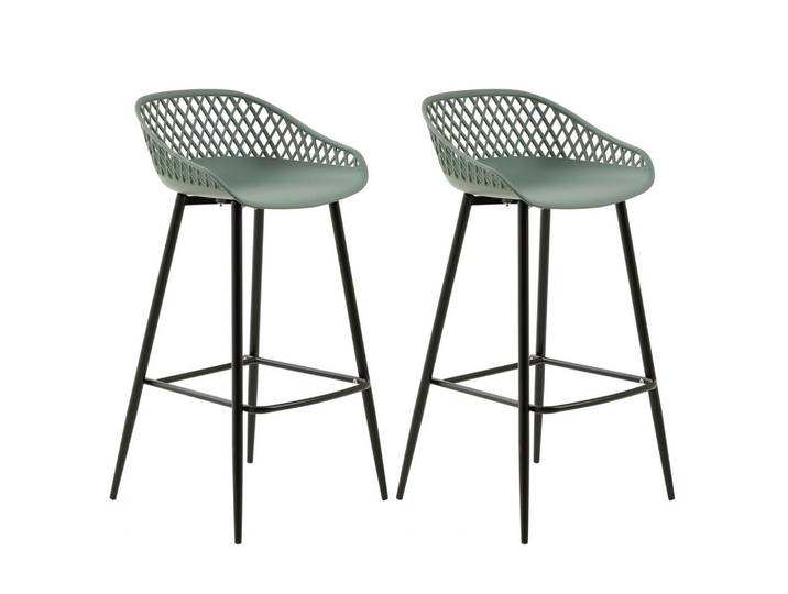 BARHOCKER IREK 2er-Set grün