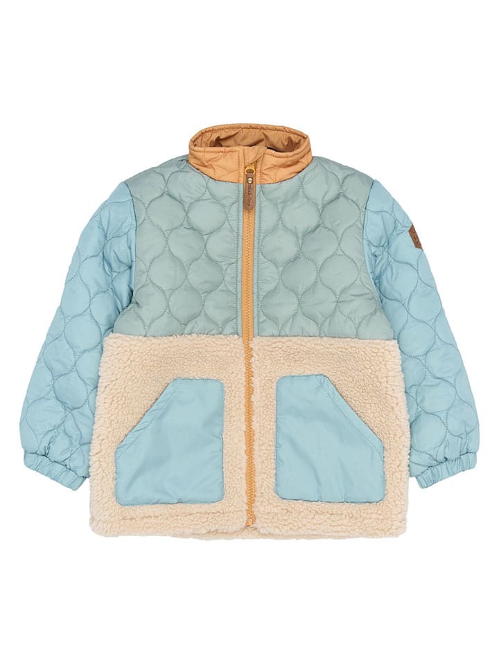 mikk-line Übergangsjacke in Hellblau/ Beige - 92