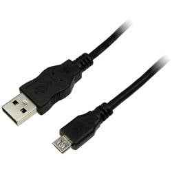LogiLink USB-Kabel USB 2.0 USB-A Stecker, USB-Micro-B Stecker 1.00 m Schwarz CU0058