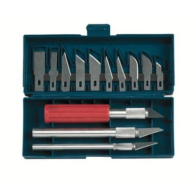 PEBARO 17-1S - Designer-Messer-Set, 3 Griffe und 13 Klingen
