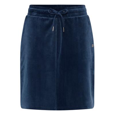 Midirock OXMO "Midirock OXEbba", Damen, Gr. L, blau (marineblaus), Obermaterial: 95% Polyester PES. 5% Elasthan EL., Röcke