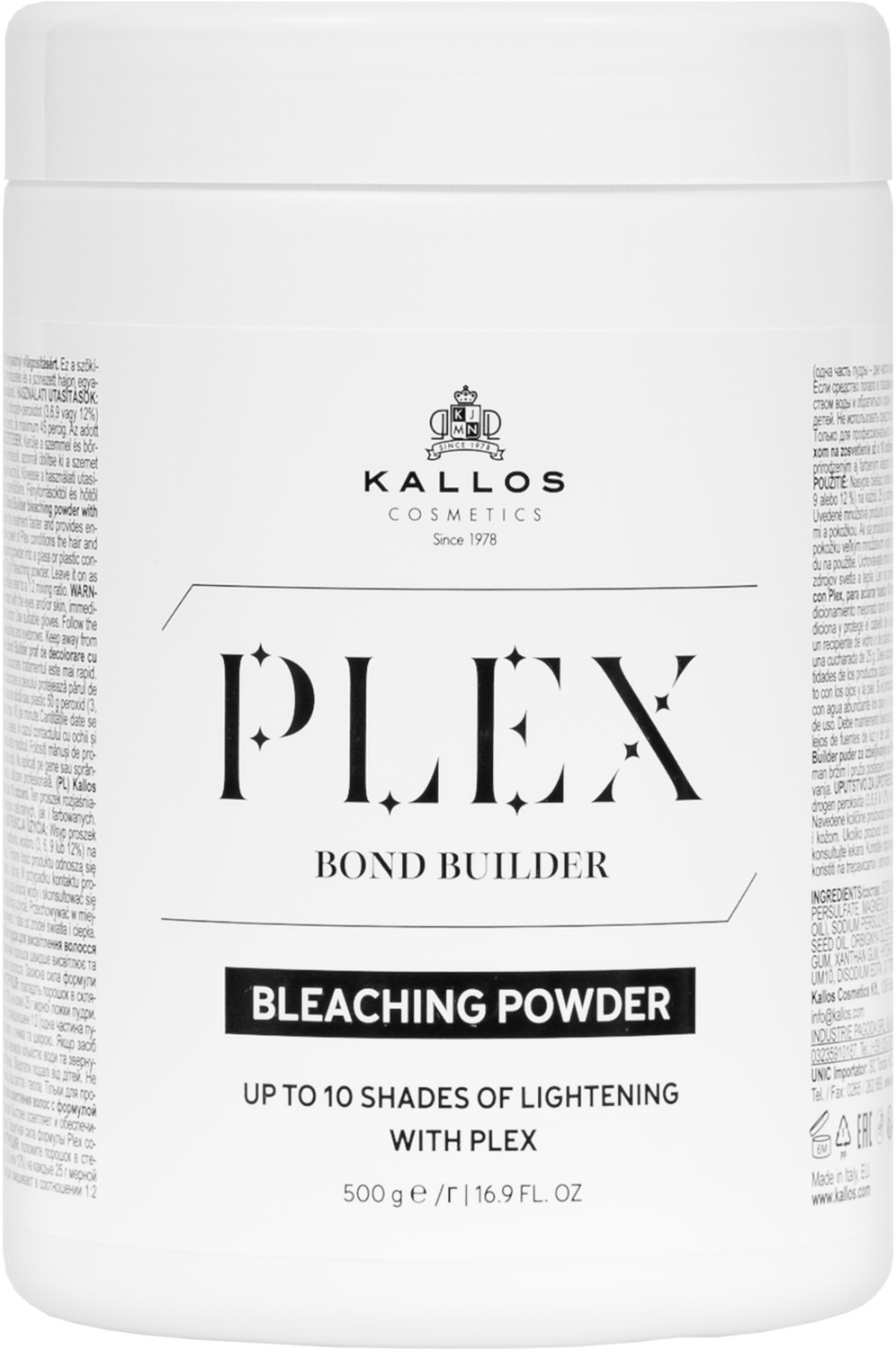 Kallos Plex Bleaching Powder 500 g KA-K1838